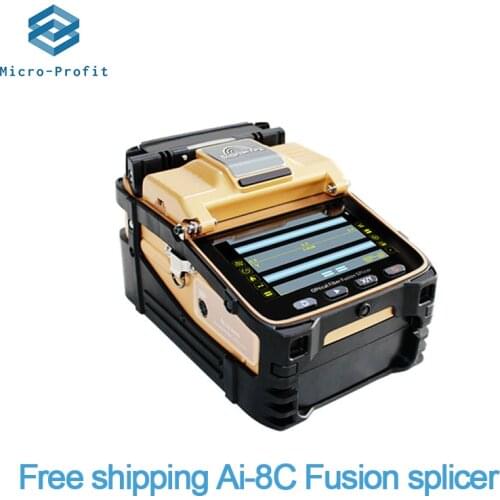 AI-8C Update from AI-8 Signal Optical Fiber Fusion Splicer Fire Automatic Intelligent FTTH Optic Fiber Welding Splicing Machine