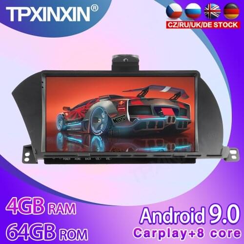 4+64G Android 9.0 Car GPS Navigation For Honda Accord 9 2013 -2017 Head unit Multimedia player Auto Radio Tape Recorder IPS DSP