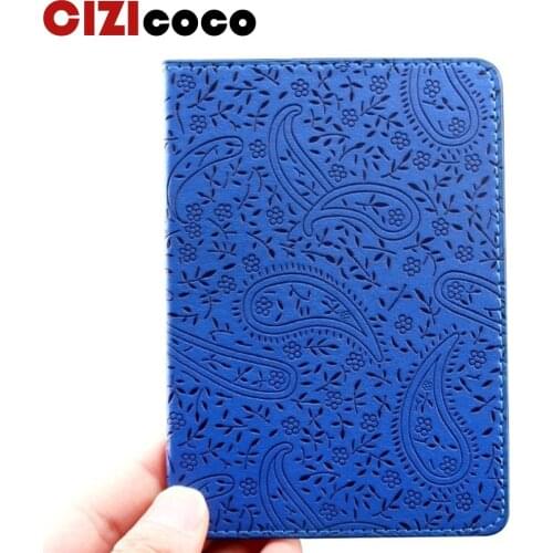 New Pattern PU Leather Passport Cover On The Adventure Women Travel Document Card Holder Credit Female Girls Pasport Case