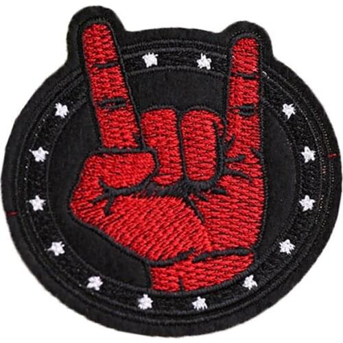 DIY Patch Cloth Patch Embroidery Cute Letter Badge Hippie Iron Cartoon Patch Tide Brand Clothes Sticker