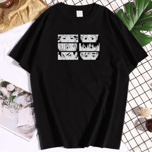 Cotton Haikyuu Funny Male Tshirt Aesthetic Short Sleeves Vintage T-shirts Graphic Design Mans Tshirt