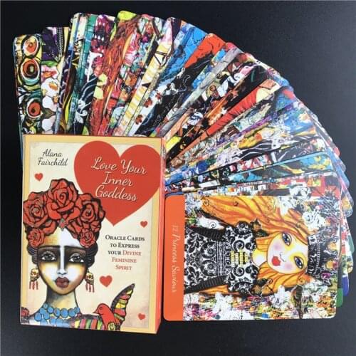 Love Your Inner Goddess Oracle Cards Tarot Game Cards For Family Holiday Party