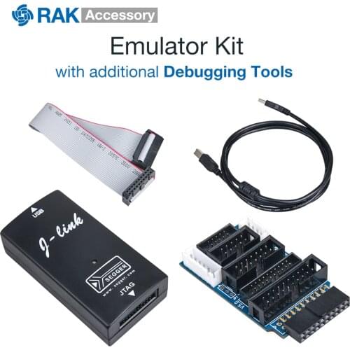JLINK V9 Emulator Kit Simulator with Convert Board USB Cable AMR Emulator Debugging Tools Support JTAG/Cortex/STM32 Black Q071