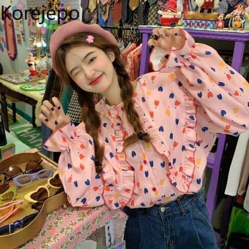 Korejepo Women's Printed Shirts