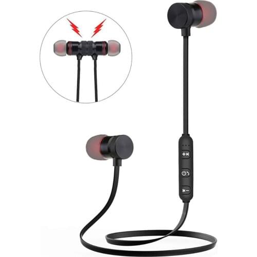 M9 Magnetic In-ear Wireless Bluetooth Sport Running Headset Music Earphone