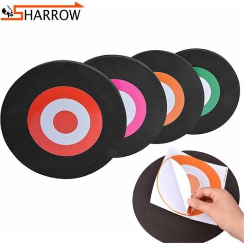2pcs Shooting EVA Foam Arrow Target and Self-adhesive Target Paper Outdoor Bow Hunting Sports Archery Practice Accessories