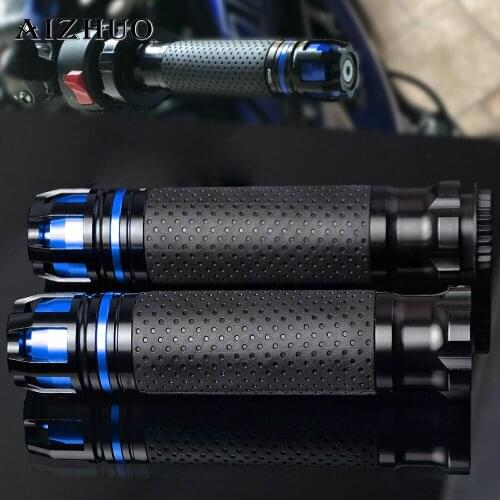 CNC Motorcycle Accessories Handle Grips Handlebar Hand Bar Grip FOR YAMAHA YZF R1 R6 2005 2006 2007 2008 2009 R3 FZ1 MT 09 07