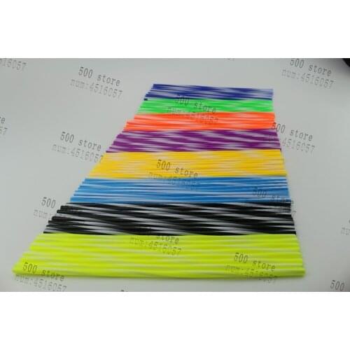 New double color Motorcycle Motocross Pit Dirt Bike Wheel Spoke Wraps Skins Coat Trim Cover Pipe wrap protector