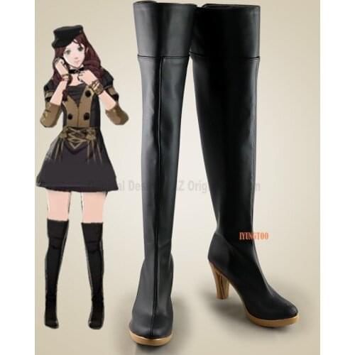 Fire Emblem: Three Houses Dorothea Characters Anime Costume Prop Cosplay Shoes Boots