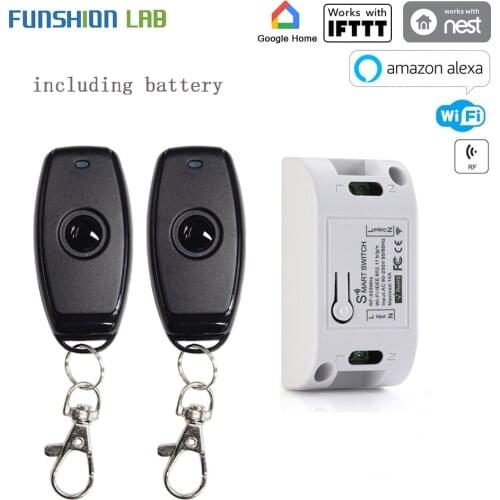 New WIFI 433Mhz Remote Control Smart Switch AC90-250V Intelligent Receiver For Smart Home DIY Led Lamp Light Switches 10A 2200W