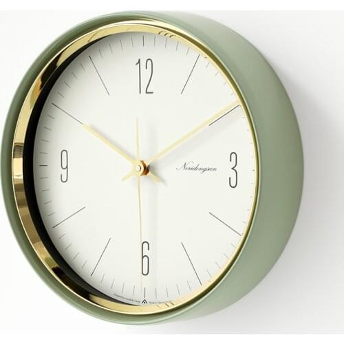 Nordic light luxury clock wall clock living room personality creative modern minimalist home decoration wall mute wall clock