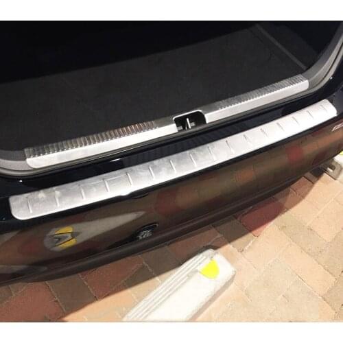 TOMEFON Stainless Steel For Toyota Camry XV70 2018 2019 Inner & Outer Rear Bumper Plate Cover Styling Auto Accessories 2Pcs