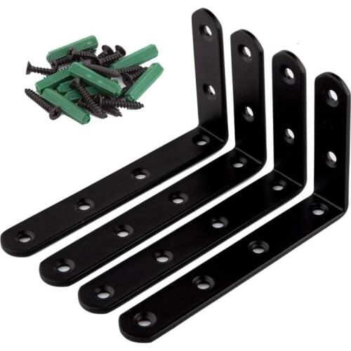 Corner Bracket Shelf Bracket,Stainless Steel L Corner Brace,Joint Angle Brackets Floating Shelf Supports Wall Hanging Fastener