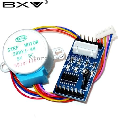 1 Sets Stepper Motor DC 5V 28BYJ-48 + ULN2003 Stepper Motor Driver Module 4 Phase Step Motor