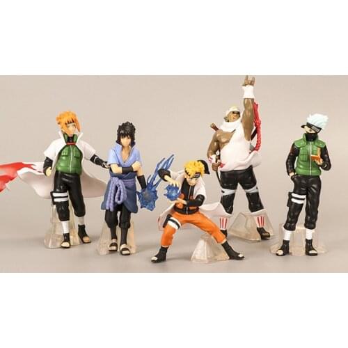Naruto Shippuden Anime Action Figure Pvc Garage Kit Model Kakashi Decorative Ornaments Collection Childrens Holiday Gifts