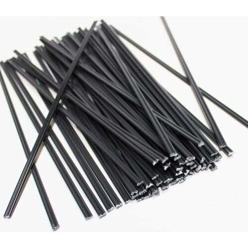 Black ABS PE PP plastic welding rods round bumper repair kit hot air gun welder sticks garage tools car body repair soldering