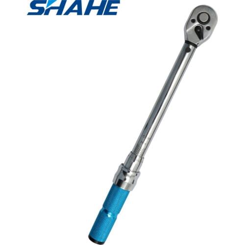 Shahe 1/2 '' 3/8 ''Torque Wrench 5-60 N.m 3% accuracy Preset Ratchet Torque Wrench Car Bike Repair Hand Tools Adjustable wrench