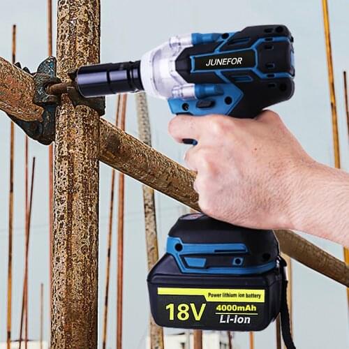 Impact Wrench For makita 18V Battery Cordless Wrench Brushless Electric Screwdriver 520 N.m Power Tool ferramentas 1/2 Socket