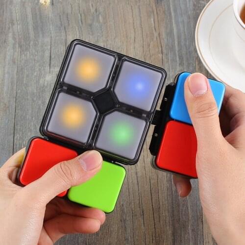Stress Relief Toy Music Variety Magic Cube Portable Decompresses Relax Toys for Children Adults