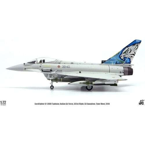 1/72 scale Military Model Toy EF-2000 Euro fighter Typhoon Fighter Italy Army Air Force Diecast Metal Plane Model Toy