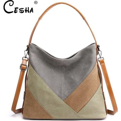 Fashion ​Canvas Women Shoulder Shopping Bag Large Capacity Elegant Crossbody Bags Reusable Casual Shopping Top Handle Bag