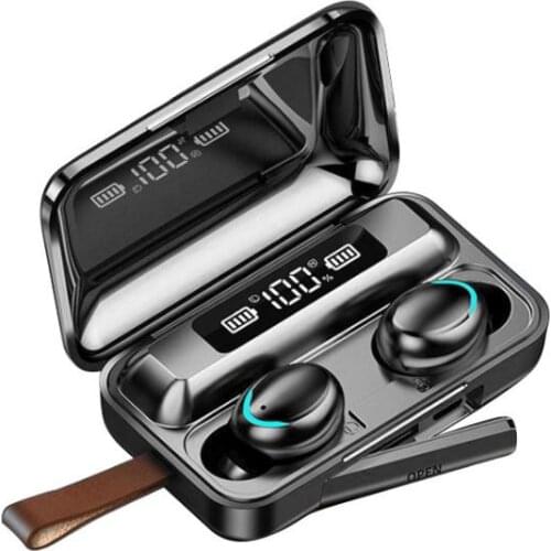 New F9 Wireless Bluetooth 5.0 Earphone TWS HIFI Mini In-ear Sports Running Headset Support iOS/Android Phones Wireless Bluetooth