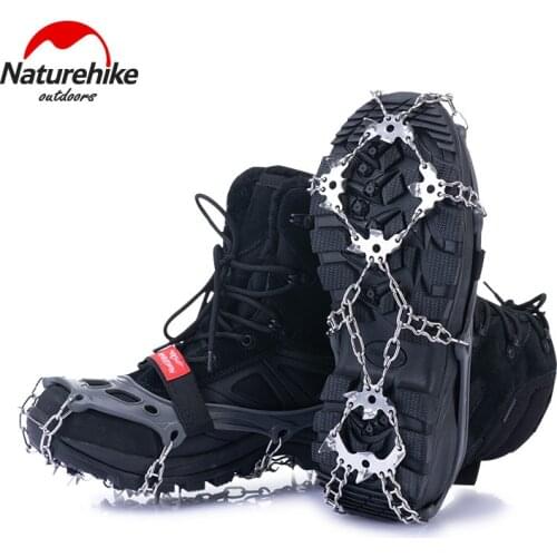 Naturehike Explore Pathfinder Outdoor Simplicity Crampons Snowfield Rock Climbing Equipment Outdoor Mountain spike shoe chain