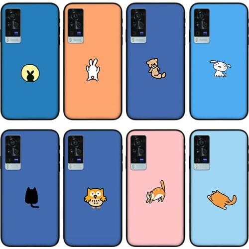 Solid color map Phone case for vivo x60 pro plus x50 s7 s9 x30 x27 s9e, Protective silicone case for vivo iqoo 7 z3 neo 3 5