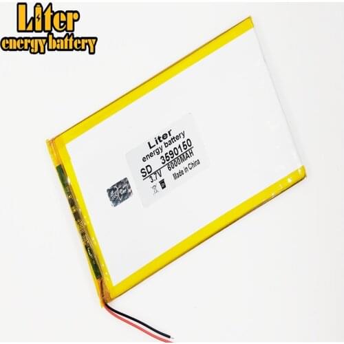 Tablet polymer battery 9 inches tablet battery domestic the built-in rechareable battery 6000 mah 3590150 3.7v