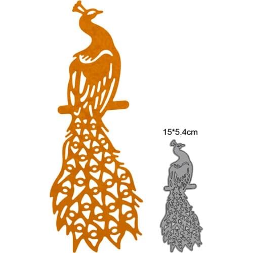 Cutting dies Animals Peacock metal cutting dies cut die mold Scrapbooking dies paper craft knife mould blade punch stencils dies
