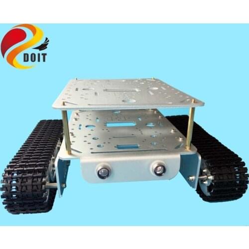 Original DOIT Double Decker Tank DT200 Robot Car Chassis ESPduino Control Kit Compatible with WiFi UNO R3 DIY RC Toy