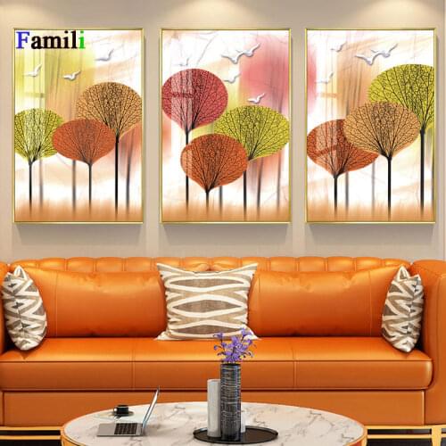 Nordic Canvas Painting Abstract Living Room Golden Art Wall Pictures Print Bedroom Dinning Room Home Decor Unframed Poster Art