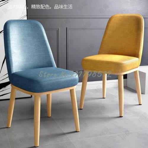 Chair back stool home dining table and chair ins net red makeup chair imitation solid wood restaurant hotel nordic desk chair