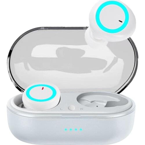 New TWS Bluetooth Earphone Waterproof Wireless Headset Deep 6D Bass Earbuds True Wireless Stereo Headphone