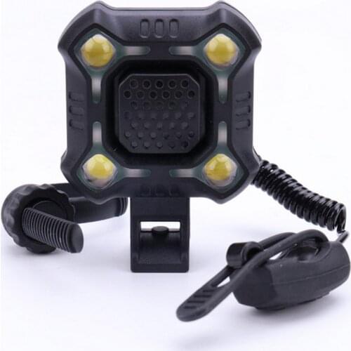 Ultra Bright Electric Bicycle Bell USB Charging Bike Horn Light Headlight Cycling 2018 Hot Sale Dropshipping