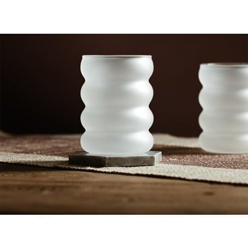 Unique Creative Glass Cup Drinking Nordic Heat Resistant Glass Cup Water Transparent Copos De Vidro Household Products EB5BLB