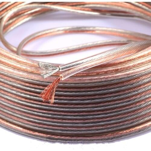 High-quality speaker wire, pure copper, oxygen-free copper core, fever-grade professional thickened wire