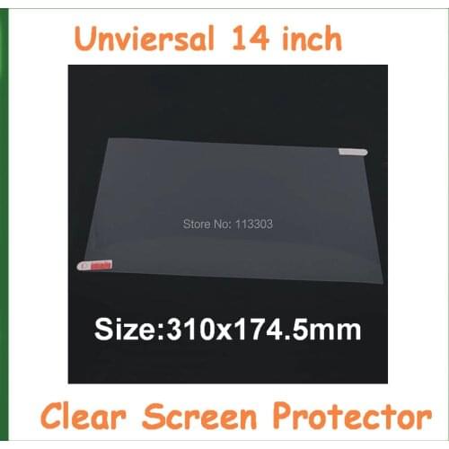50pcs Universal Ultra Clear LCD Screen Protector 14 inch Protective Film for LCD Monitor Laptop Notebook PC No Retail Package