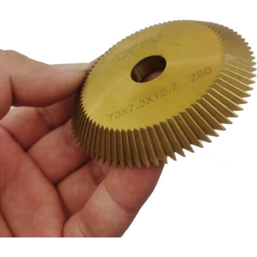 70*7.3*12.7 Z80 key cutter for 100-E1 left Key Machine Wheel cutters blade locksmith tools key cutter machine