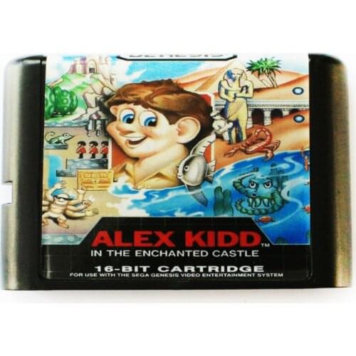 Alex Kidd 16 bit MD Game Card For Sega Mega Drive For SEGA Genesis