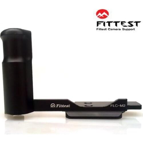 FITTEST FLC-M2 Aluminum Metal Quick Release L Plate L Bracket Camera Grip Custom For Canon EOS-M2 Arca-swiss RRS Compatible