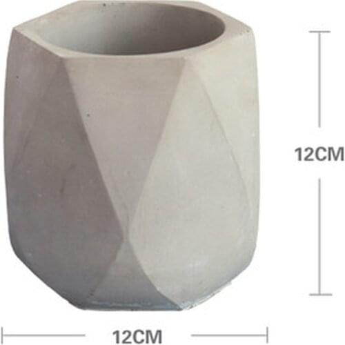 Concrete Silicone Pot Mould Garden Decorating Cement Candlestick Making Handmade Flower Pot Molds