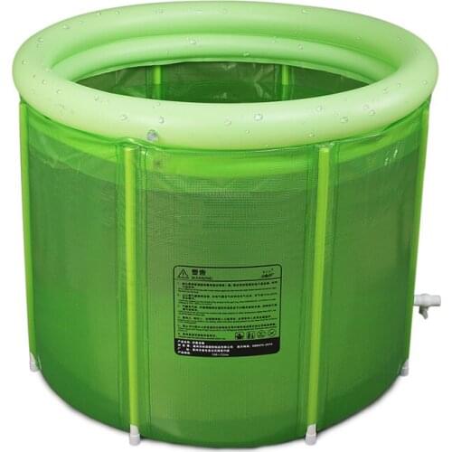 Adult Bath Barrel Double Inflatable Bathtub Thickened Adult Folding Bath Barrel Plastic Large Household Bath Barrel Body