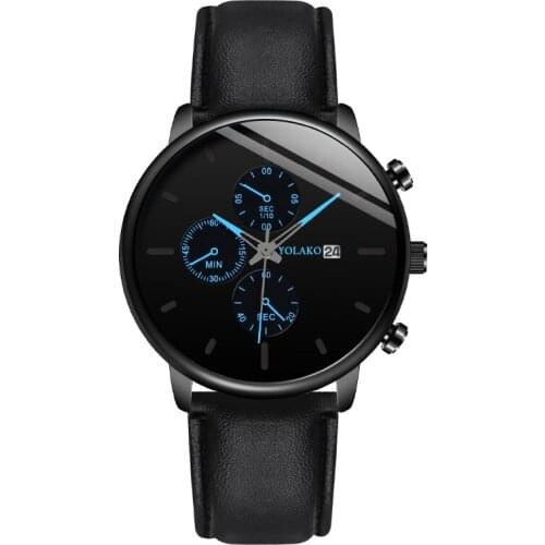 2021 New Simplicity Quartz Watches Mens Sport Reloj Hombre Casual Relogio Masculino Men Leather Watchband Wrist Watch Clock