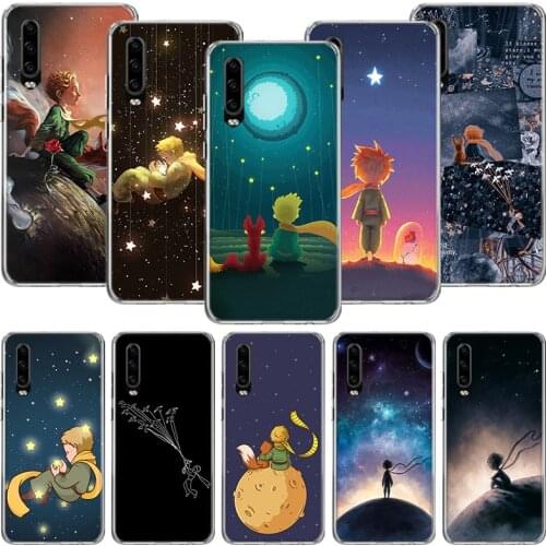 The Little Prince Fox Cartoon Phone Case For Huawei P30 P40 P20 P10 Mate 20 10 30 Lite Pro P Smart Z Plus Printing Cover Coque S