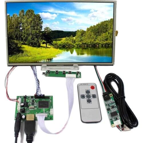 HD MI Board With 10.1" 1366x768 Resolution Backlight WLED B101XAN01.3 LCD Screen Resistive Touch Panel