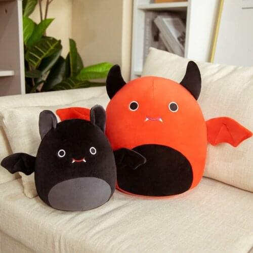 Halloween Devil Bat Plush Toy Anime Plush Animal Doll Funny Throw Pillow Small Ornaments Children Gift 20/30 cm