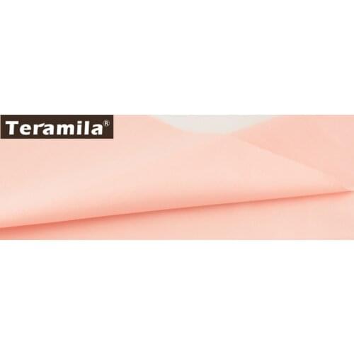 Teramila Cotton Fabrics New 100% Tissue Solid Light Orange Patterns Bedding Patchwork Decoration High Quality Fabric Textile