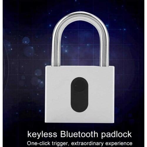 Intelligent Anti-theft Portable Backpacks Lock Waterproof Padlock Mobile Phone Bluetooth APP Control Wireless Keyless Smart Lock