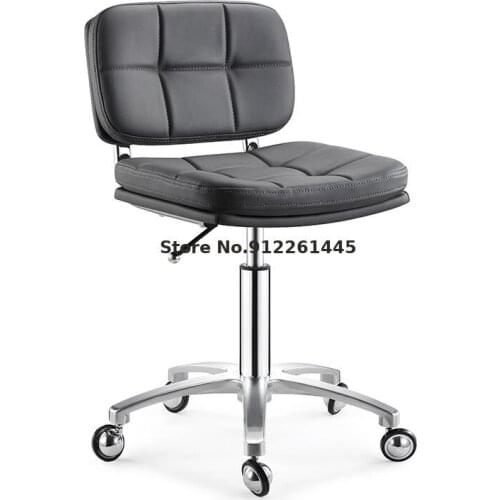Beauty Stool Pulley Barber Shop Chair Manicurist Stool Large Work Stool Hairdressing Stool Rotating Lift Explosion-proof